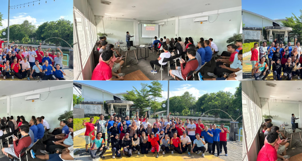 PT APBS Laksanakan Program Wellbeing: Senam Bersama dan Sosialisasi Kanker